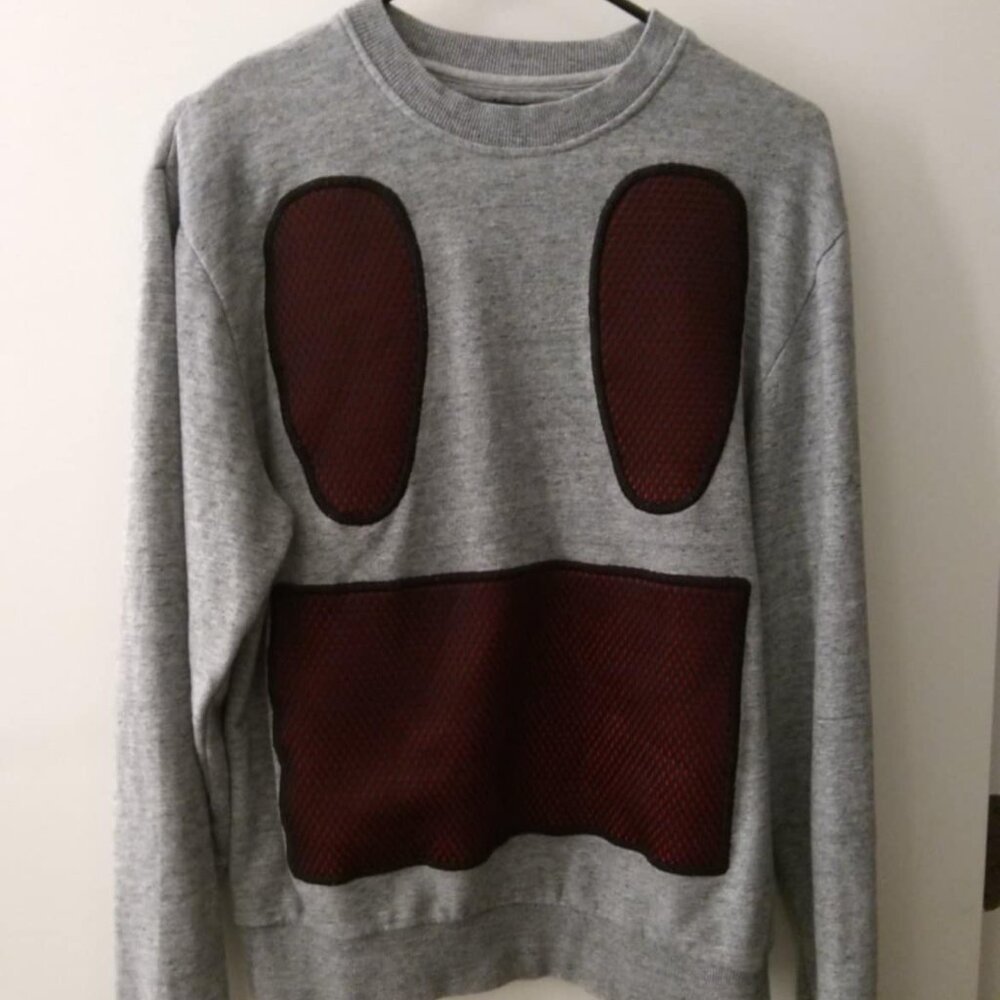 Mostly Heard Rarely Seen Grey Longsleeved Sweater